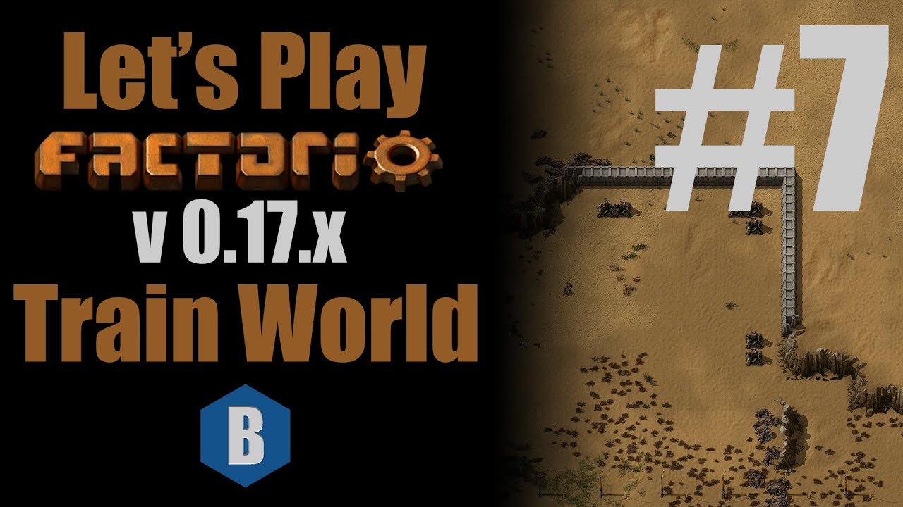 Let's Play - Factorio: Train World v0.17.x - Building Defenses - Part 7 ...