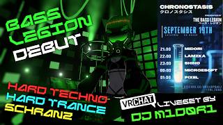 Making my Bass Legion Debut! | M1D0R1 LIVE @ Chronostasis 9/19/26 | Hard Techno/Trance & Schranz