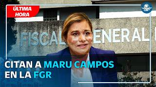 Maru Campos es citada a declarar en la FGR por caso de agentes de la CIA
