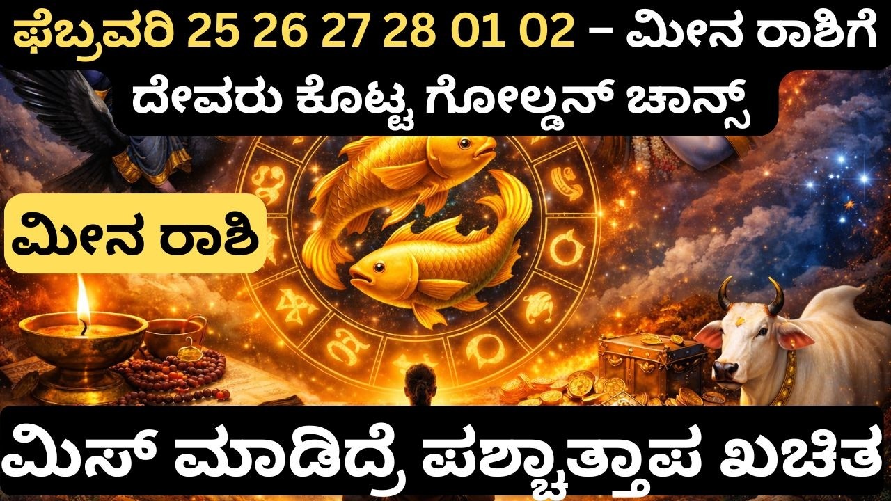 ಮೀನ ರಾಶಿ ನಂಬಲಾಗದ ಅದೃಷ್ಟ ನಿಮ್ಮ ಮನೆಗೆ ಬರುತ್ತಿದೆ Awakening & Financial Growth Coming
