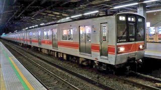 【良い音の終電】相鉄 新7000系 各停横浜ゆき希望ヶ丘駅発車('2014)