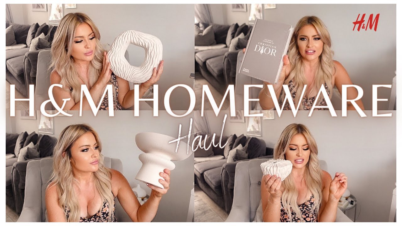 HUGE H&M HOMEWARE HAUL - the most beautiful neutral home decor 😍