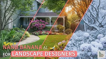 AI in LANDSCAPE ARCHITECTURE | Realistic Lighting, Planting & Material Studies with Nano Banana