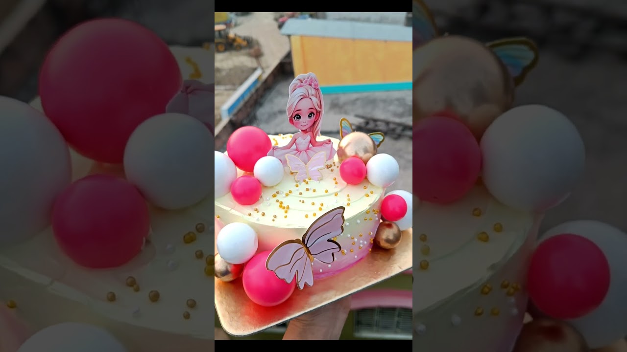 Barbie doll cake#cake #followme #public #indiancake #cakedecorating #vairalshort #vairalvideo