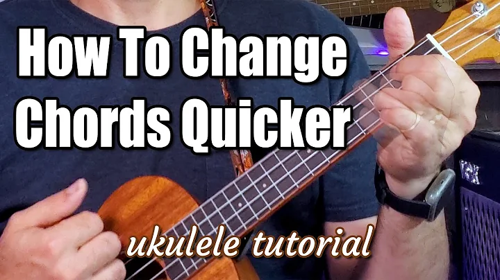 Ukulele tutorial - "How To Change Chords Quicker" #ukulele #tips #chords