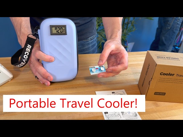 Portable Travel Cooler, great for GLP or Insulin! TSA Approved! - YouTube