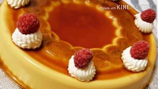 فلان باللوز#تورون# للمناسبات جد سهل و لذيذ flan del turrón