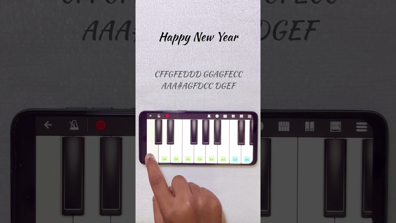 Happy New Year Song | Piano Tutorial |