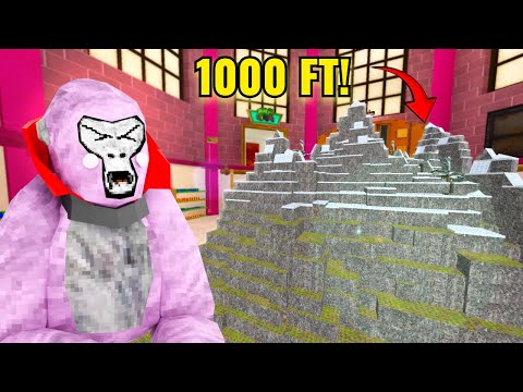 I BUILT Mount Everest In Monkey Blocks!