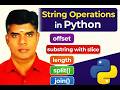 string operations part2 in python in Tamil