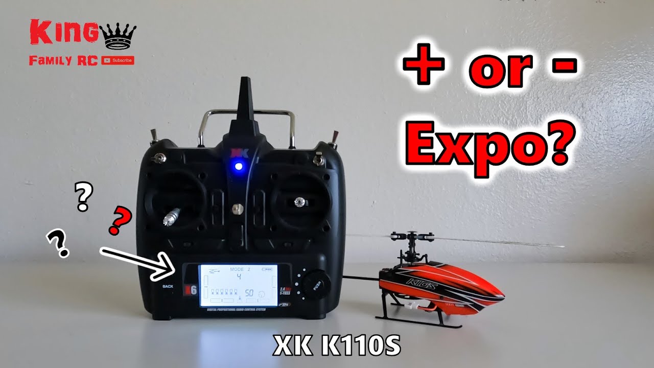 Is Positive or Negative Expo Better on XK K110S? - YouTube