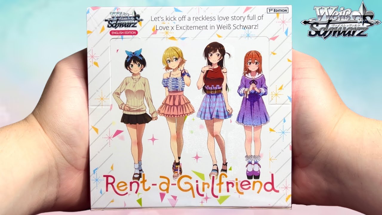 rent a girlfriend weiss schwarz booster box Pack Rent-A-Girlfriend Vol. 2 AVO Blind 100 types of cards + 36 parallels9 cards per pack Weiss Schwarz Rent/Girlfriend TD+ English