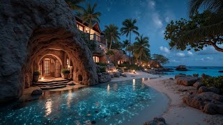 ASMR Beach Music: Relaxing Ocean Waves &amp; Calming Night Ambiance for Deep Sleep &amp; Meditation