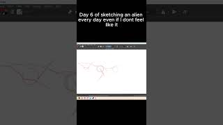 Day 6 of drawing a speculative biology alien every day