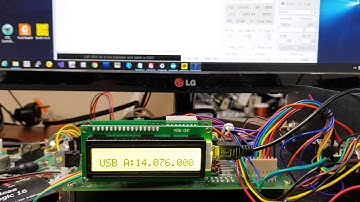 uBITX(HF Tranceiver for Amateur radio) with jt65-HF and CAT interface test