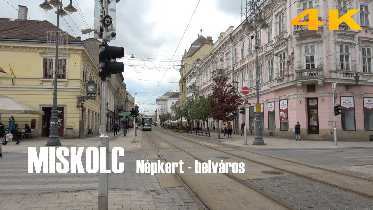 [4K] Walk in Miskolc - Népkert - belváros