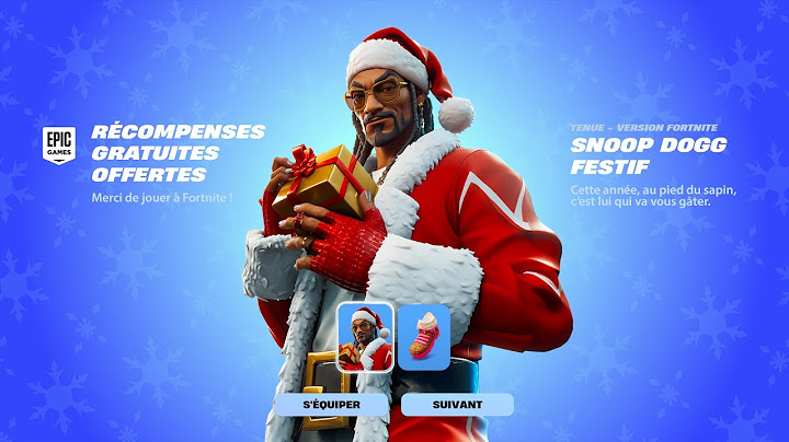Avoir le SKIN SNOOP DOGG GRATUIT sur Fortnite !! 🎅