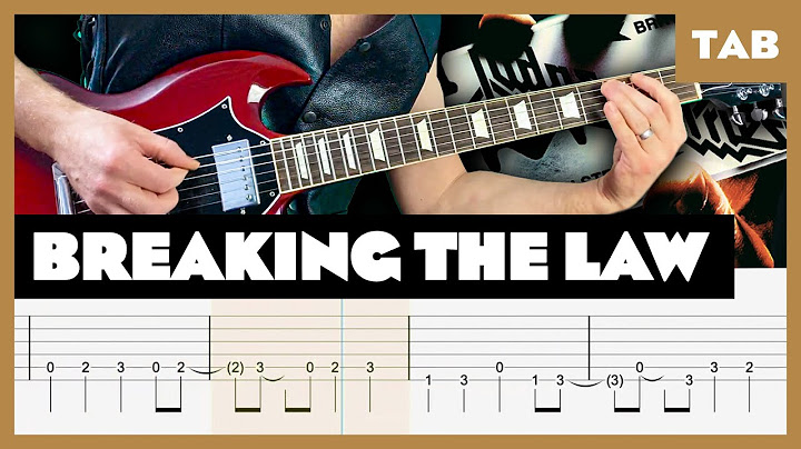 Breaking the Law Guitar version - Guitar performance video thumbnail