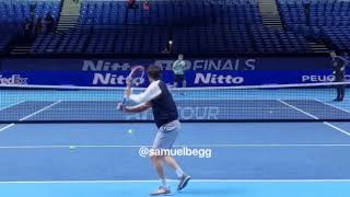 Just in case one Dominic Thiem 🇦🇹 practice clip wasn’t enough... here is a second one from the GTC