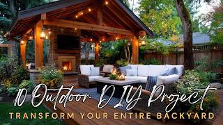 🌺🏡 Transform Your Entire Backyard with These 10 Outdoor DIY Project Ideas