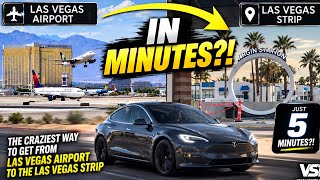 Elon Musk's NEW Tesla Loop: Harry Reid Airport to Las Vegas Strip in MINUTES
