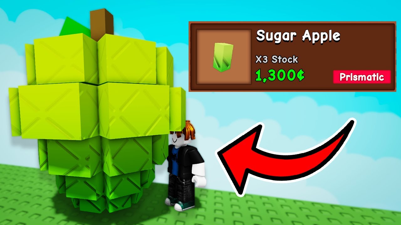 Using ONLY Sugar Apple SEED To Become a BILLIONARE in Grow a Garden!
