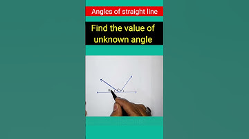 Angles of Straight line, Check your basic knowledge #shorts #maths #youtubeshorts #braintest