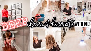 DEEP CLEAN, DECORATE, ORGANIZE, & PREP WITH ME | NEW GALLERY WALL