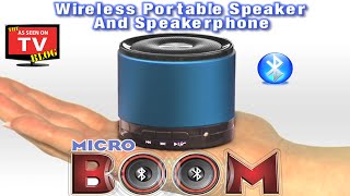 Micro Boom As Seen On TV Commercial Buy Micro Boom As Seen On TV BlueTooth Portable Speaker