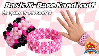 How to Make an X-Base Cuff Beginner Kandi Tutorial