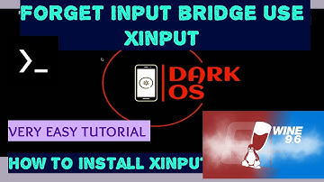How to install Xinput on dark OS And start playing GTA V with gamepad and without input bridge