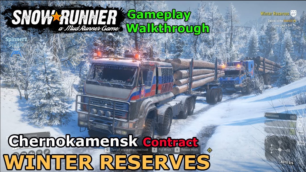 SnowRunner - Winter Reserves | Chernokamensk Contract - Amur, Russia - Phase 4