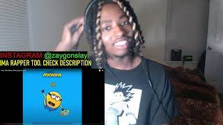 YEAT X MINIONS MOVIE LOOL! Rapper REACTS: Yeat - Rich Minion