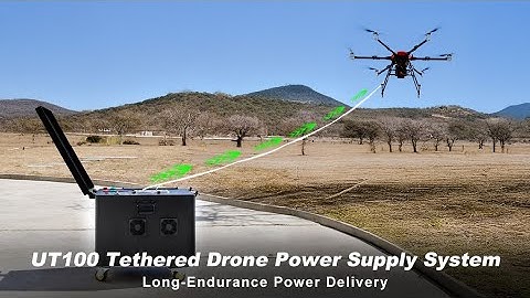 UT100 Tethered Drone Power System | 30kW High-Voltage Supply for Industrial UAV Missions