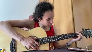 Day 216 with a guitar - Random sequence ACF♯BDâ™GE (success)