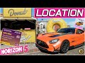 Forza Horizon 5 SNAP &amp; SNACK Take a Photo of a Donut Media Merch Stall in Guanajuato LOCATION FH5