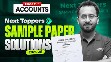 Class 11 Accounts Sample Paper | Class 11th Accounts Question Paper