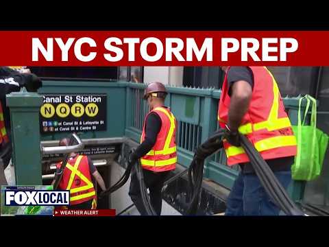 NYC preps for weekend nor'easter