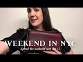 Weekend vlog nyc date night spa day new handbags and new fabric