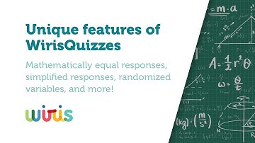 Unique features of WirisQuizzes