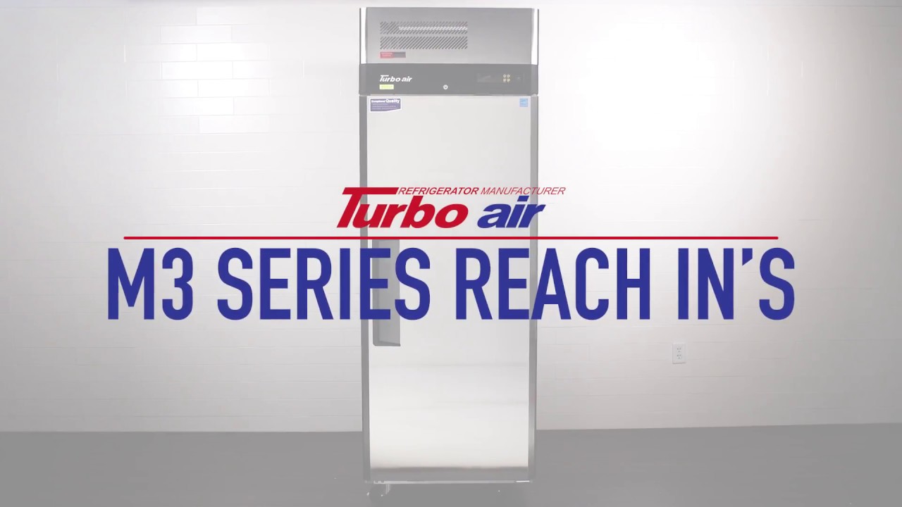 Turbo Air M3 Series Reach-In Refrigerators - YouTube