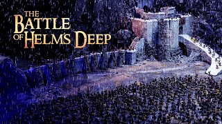 A massive game of Lord of the Rings. The Battle for Helm's Deep! | MiddleEarth Strategy Battle Game