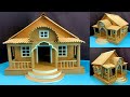 Amazing cardboard house crafts  easy hand made organizer house  simple cardboard house  design