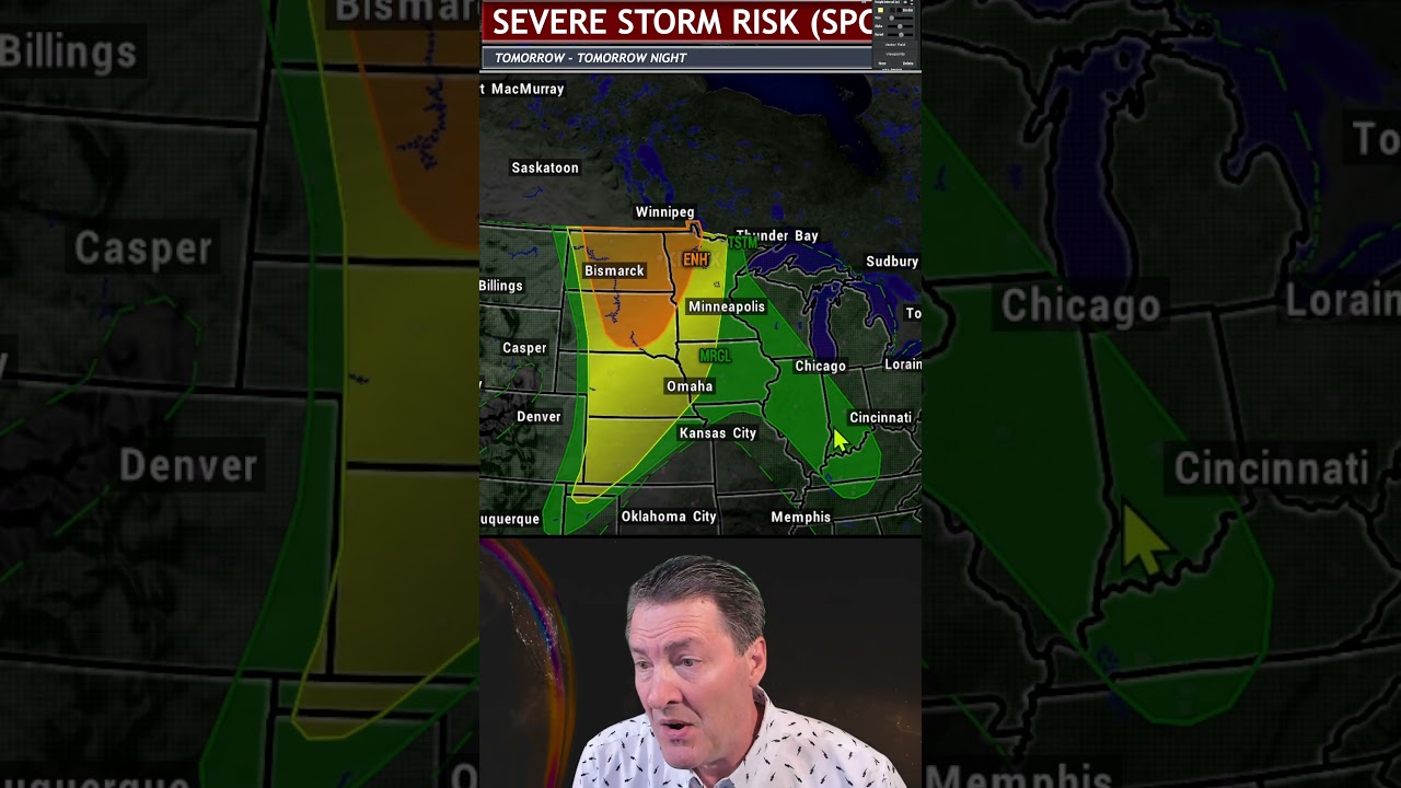 Major Threat of Strong Tornadoes Developing For Tuesday #weather #severe #stormchasing