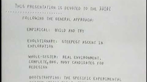 Part 3 of 10: Engelbart and the Dawn of Interactive Computing: SRI