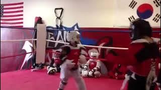 Summer Lopez team fearless knock down kick