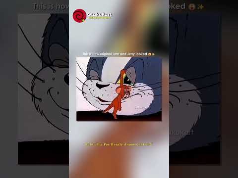 This is how original Tom and Jerry looked 😮 #shorts #cartoon
