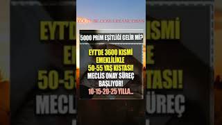 Eyt 3600 Kismi̇ Emekli̇li̇k
