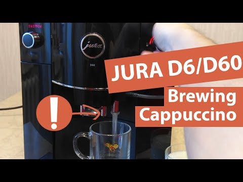 Jura D60 (D6): Brewing Cappuccino