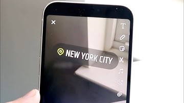 How To Add Location To Snapchat Story!